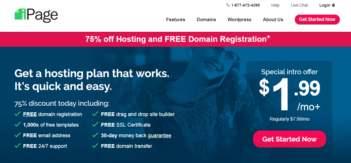 compare web hosting ipage